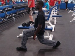 Second position for lunge series