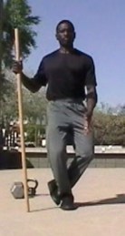 Center the his over the ankle