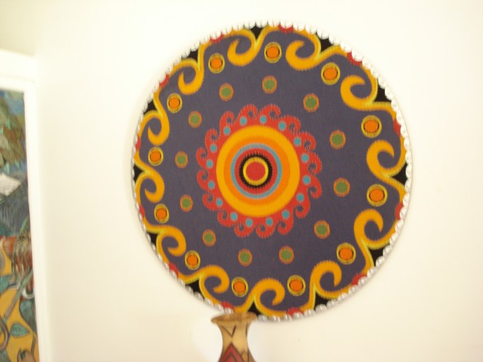 A Mandala made of Beads